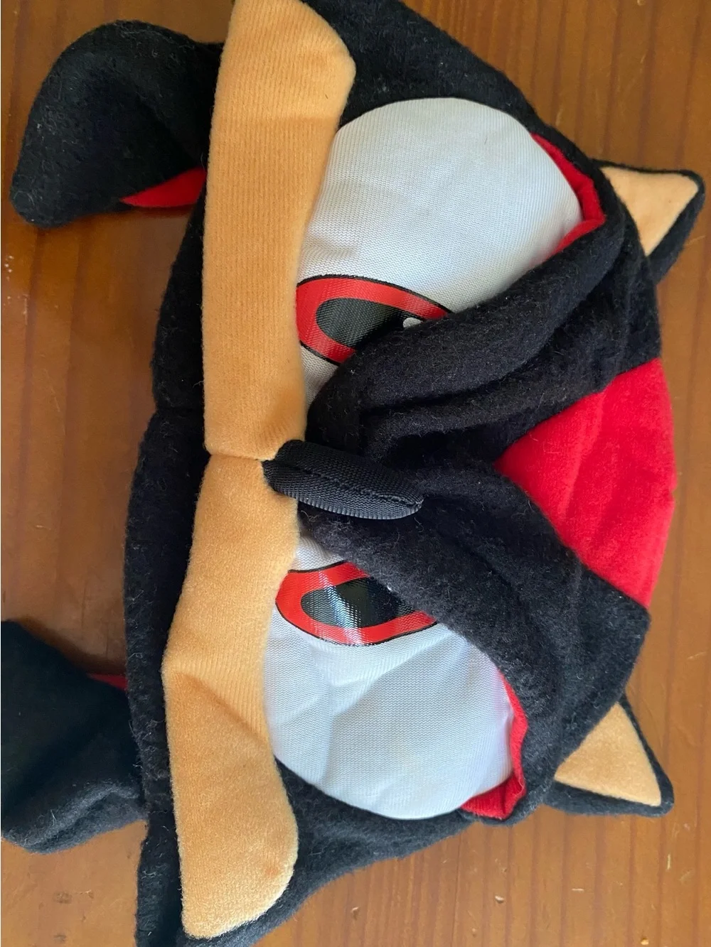 Shadow the Hedgehog Sega Kids Plush Character Hat - Black & Red